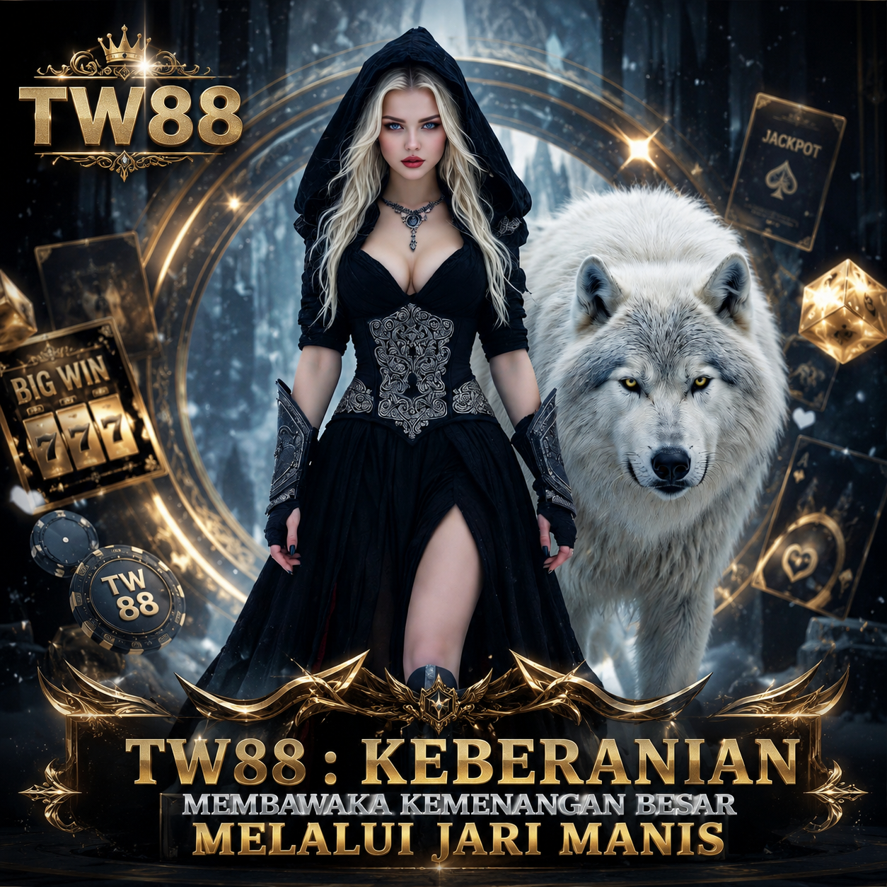 Tampilan platform TW88 dengan desain modern dan responsif